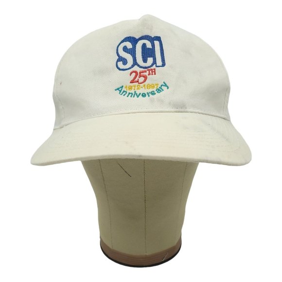 Vintage 1997 SCI 25th Anniversary Snapback Cap Trucker Baseball Hat Embroidered - Picture 5 of 12